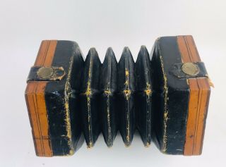 Vintage Wood Concertina 48 Button Squeeze Box Accordion Lachenal & Co London 3