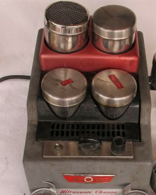 Vtg Watch Master Ultrasonic Cleaner (for Repair) W Baskets