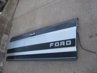 Vintage Ford Black Grey And Chrome Tailgate