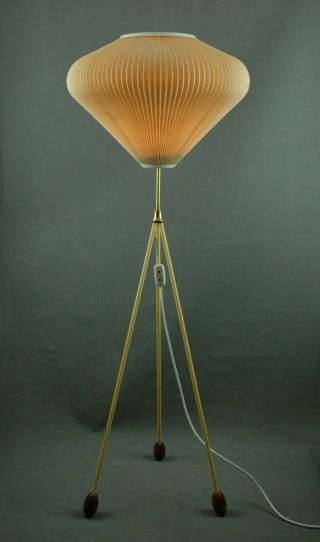 Mid Century Tripod Floor Lamp Atomic Vintage Eames Panton 1950s 60s 70s