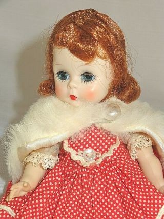 Vintage Madame Alexander Kin Alexanderkins Slw Doll In Tagged Outfit