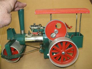 Vintage Wilesco Old Smokey Steam Power Engine Tractor Roller D36 West Germany