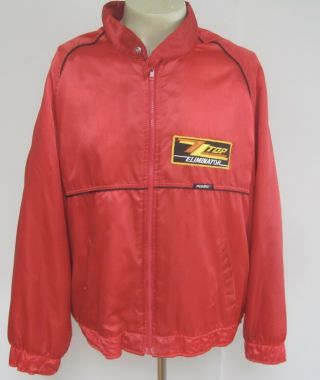Vintage Zz Top Eliminator Satin Tour Jacket Xl 1983 Roadie Rare
