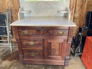 Antique Marble Top Commode