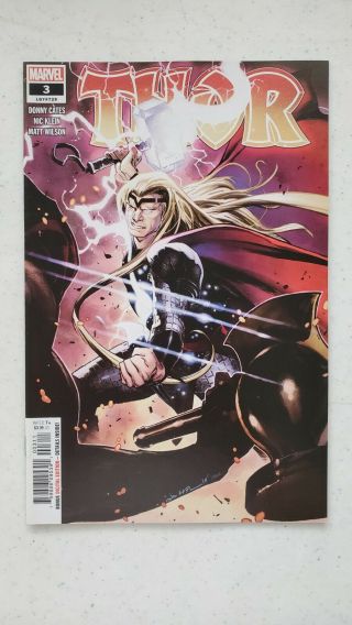 Thor 3 Cover A Cates Marvel Comics 1st Print 2020 Unread Nm