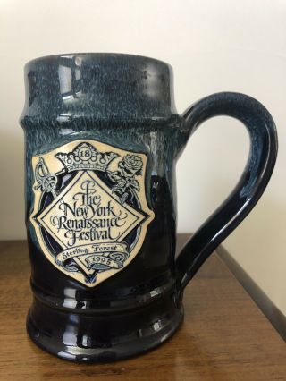 1995 Sterling York Renaissance Festival Mug Cup Ceramic