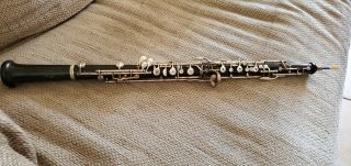 Vintage Linton Student Plastic Oboe Complete And Playable