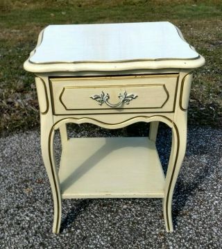 Henry Link For Lexington High End Vintage French Provincial Nightstand / Table