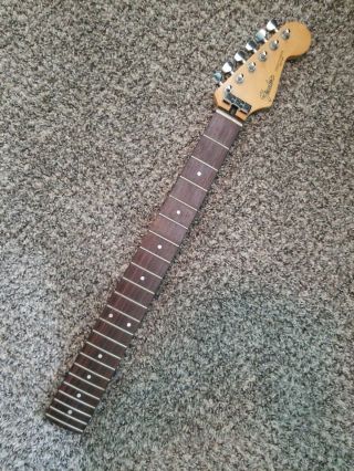 Vintage Fender Stratocaster Neck Made In Japan Fully Loaded Tuners Locking Nut