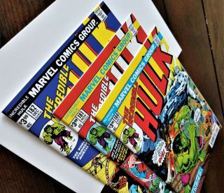 Incredible Hulk 180 - 181 - 182 (1974) - 1st Apps Wolverine,  Marvel Reprints,  Nm