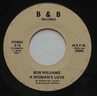Modern Soul Funk Private Bob Williams A Woman 
