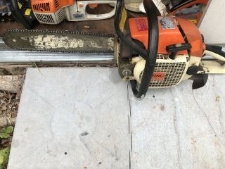 Vintage Stihl 028 Av Chainsaw With Bar And Chain