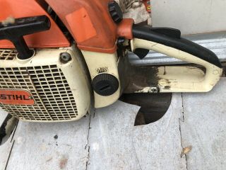 VINTAGE STIHL 028 AV CHAINSAW WITH BAR AND CHAIN 3