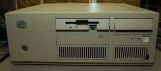 Ibm Ps/2 Model 77 486sx - 33 Vintage Desktop Computer Type 9577 - Dua