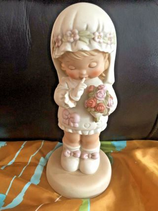 Here Comes The Bride,  God Bless Her 1988 “memories Of Yesterday”.  10” Figurine