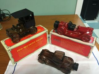 (4) Vintage Avon Perfume Bottles.  Now Includes Bell