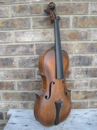 Antique Old Vintage Violin Fiddle David Hopf Germany 4/4 Size