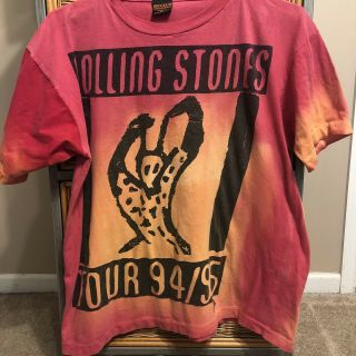Vintage Rolling Stones Voodoo Lounge Tour 94/95 Brockum Xxl 2xl Concert Shirt