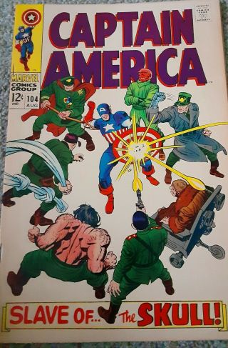 Captain America 104 (aug 1968,  Marvel)