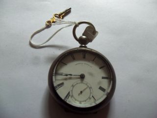 Antique American Watch Company 18 Size Open Face Pocket Watch