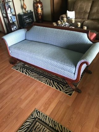 Vintage Duncan Pyhfe Couch Color Blue