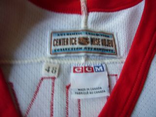 CCM Steve Yzerman Detroit Red Wings Authentic Hockey NHL Jersey sz.  48 vtg 2
