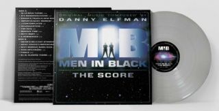 Danny Elfman Men In Black The Score Lp Silver Vinyl