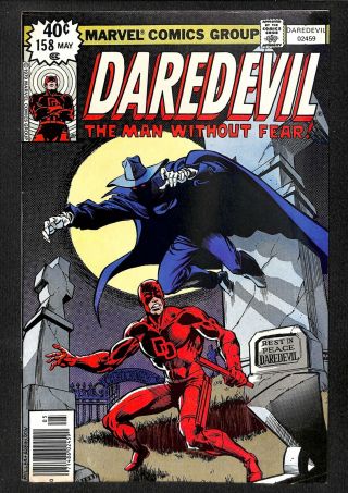Daredevil 158 Fn 6.  0 1st Frank Miller In Daredevil Marvel Comics