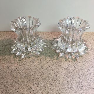 (2) Partylite 24 Lead Crystal 