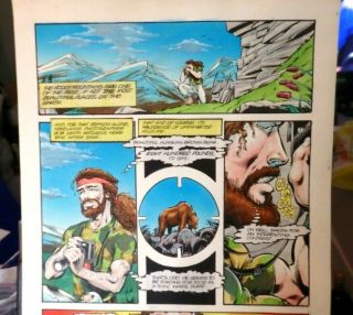DRAGONRING PAGE 29 PAINTED COLOR COMIC ART 14 