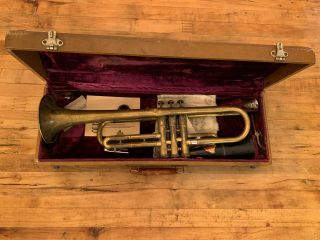 Vintage Olds Ambassador Trumpet - Los Angeles - Olds Guarantee - Serial 85200