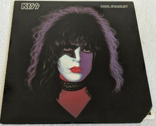 Kiss - Paul Stanley Solo Vinyl Record Lp - 1978 Casablanca ‎with Poster