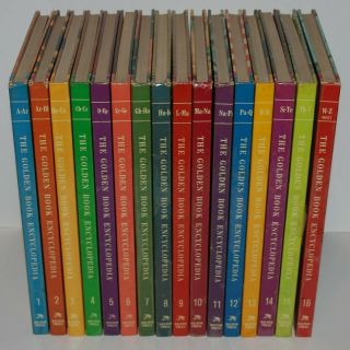 Golden Book Encyclopedias Complete Set Vintage 1960 Hc 4th Print Children 
