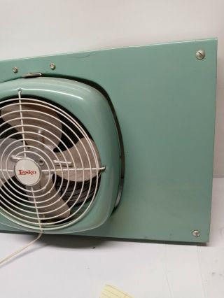 Vintage Lasko Room Cooler Window Fan Reversible Steel Model 74 - 10 3