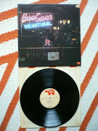 Bee Gees Mr.  Natural Vinyl Uk 1974 Rso 1st Press A1/b1 Lp Barry Gibb
