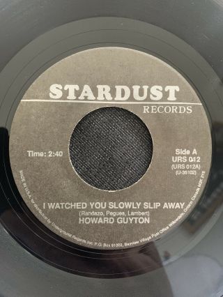 Howard Guyton - I Watched You Slowly Slip Away - Bobby Hendricks - Let”s Get It On - 3