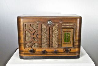 Antique Halson Vintage Tube Radio Restored And