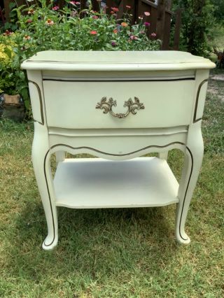 Vtg Furniture Versailles French Provincial Nightstand End Table