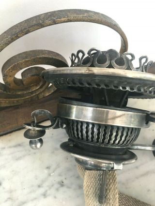 silver plate Hinks no: 1 oil lamp burner 3