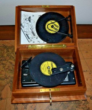 Vintage Thorens Switzerland Music Box With 6 Disks