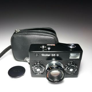 Vintage Rollei 35 S Camera Singapore,  With Case & Lens Cap
