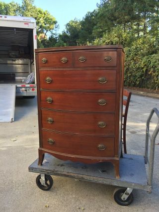 Chest Of Drawers,  Solid Wood Dresser Highboy