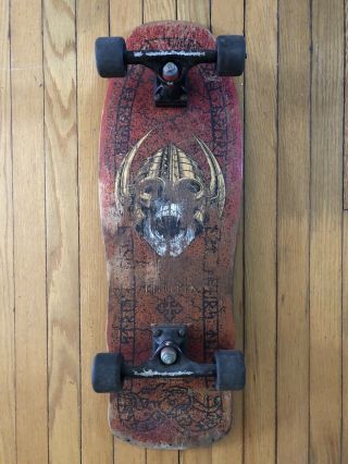 80’s Powell Peralta Per Welinder Skateboard Complete Nordic Skull Santa Cruz