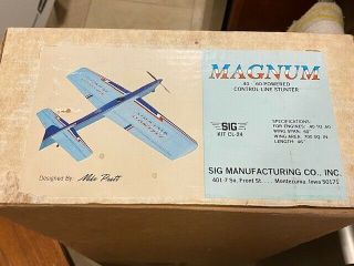 Vintage Foam Wing Magnum U - Controj Model Airplane Kit