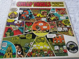 Big Brother & Holding Co/ Janis Joplin " Thrills " Vinyl Lp 1968 Kcs - 9700