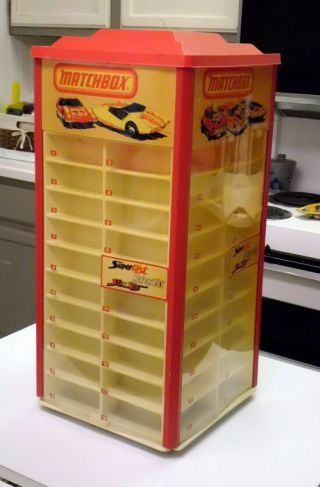 Vintage Matchbox Rotating Display Case - Will Sell,