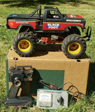 Vintage Tamiya Blackfoot Ford Rc Truck Pre Owned W Controller & Charger