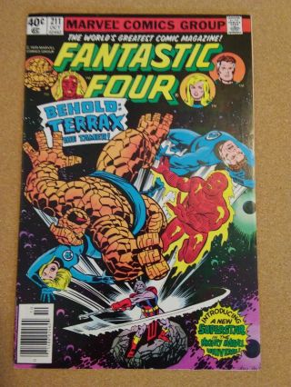 Fantastic Four 211 (1979) First Appearance Of Terrax The Tamer L@@k