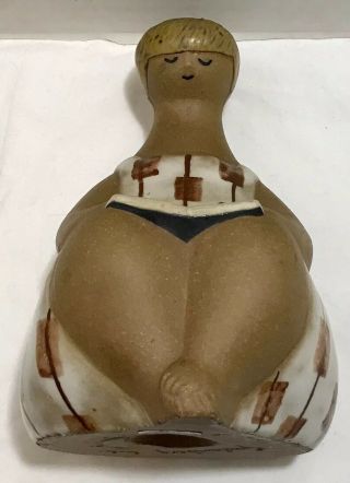 VTG Midcentury Modern Pottery Lisa Larsen Ceramic Sculpture Sweden Gustavsberg 2
