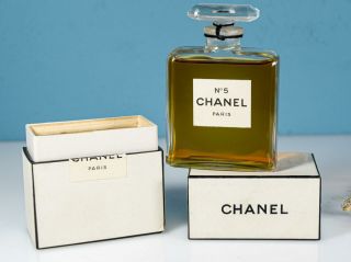 Vintage Chanel No 5 Paris Pure Perfume Extrait P.  M.  201 Box 1 Oz Bottle
